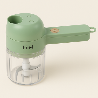 4 in 1 Portable Electric Vegetable Cutter Set