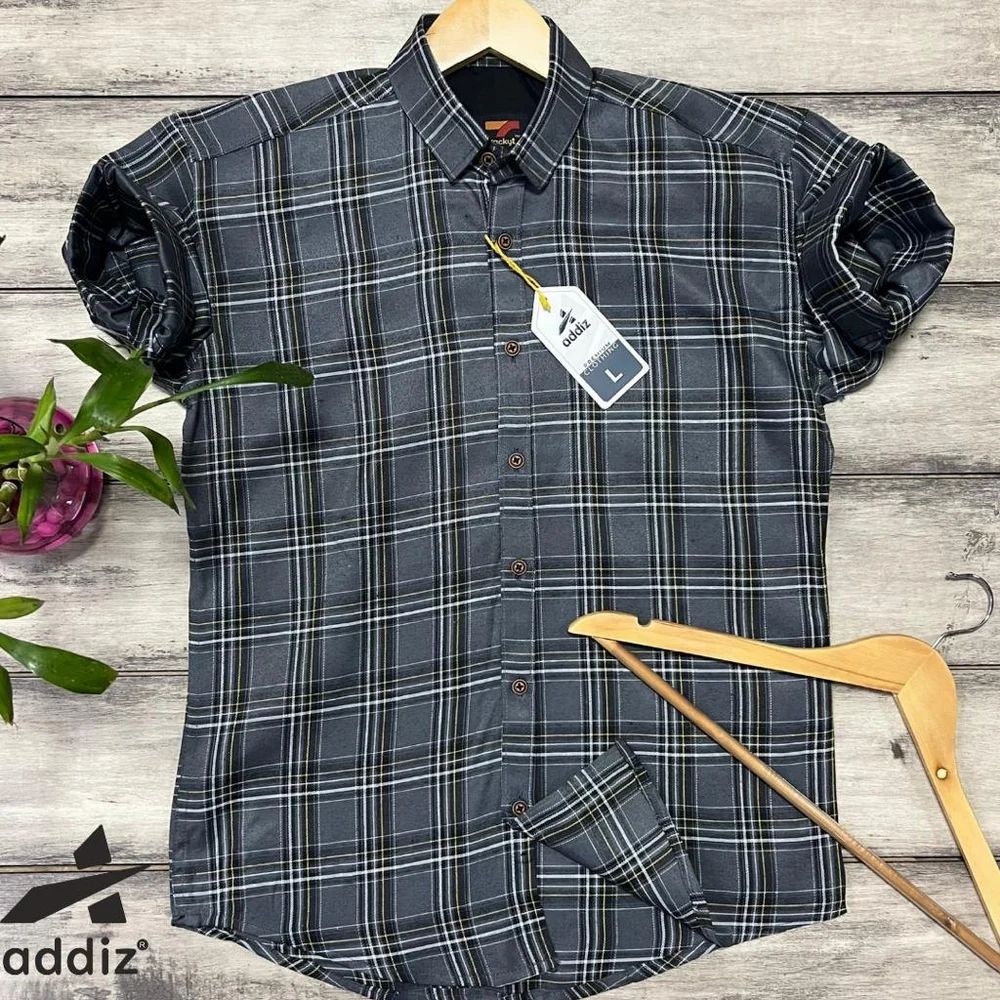Check Addiz Cotton Men's Casual Shirt