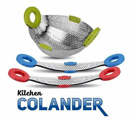 Foldable Rice Or Fruit Kitchen Colander