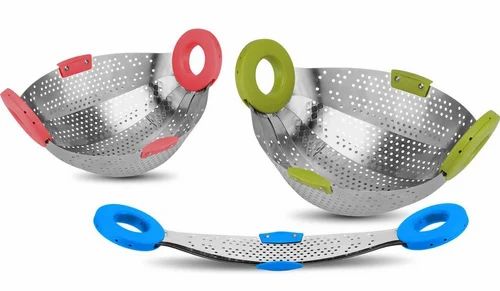 Foldable Rice Or Fruit Kitchen Colander