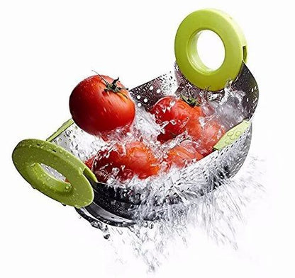 Foldable Rice Or Fruit Kitchen Colander