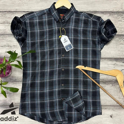 Check Addiz Cotton Men's Casual Shirt