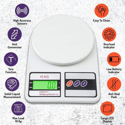 10 Kg Electronic Kitchen Digital Weighing Scale