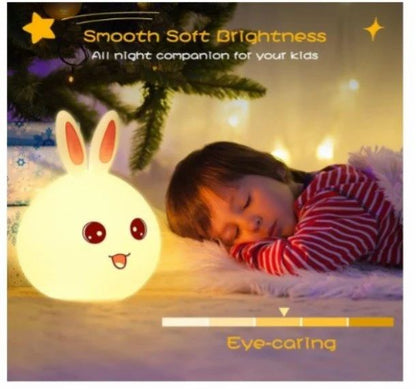 Cute Rabbit Silicone Night Lamp