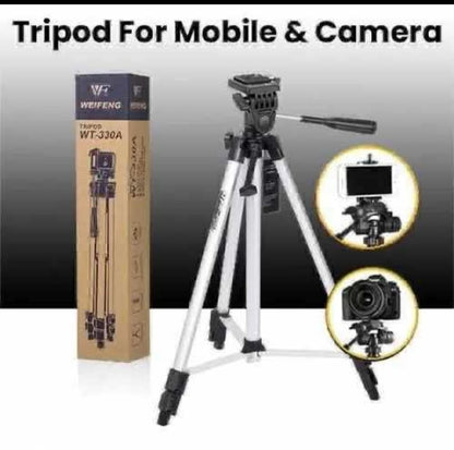 Black Aluminum & ABS Plastic Weifeng WT-330A Camera Tripod